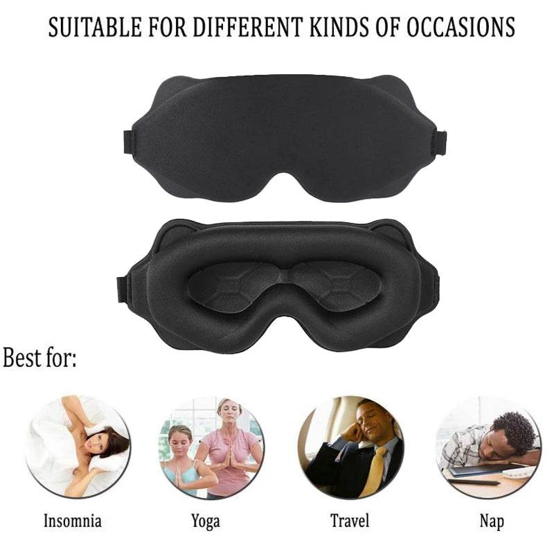 6D Contoured Light-Blocking Sleep Mask - Sleep Galleria
