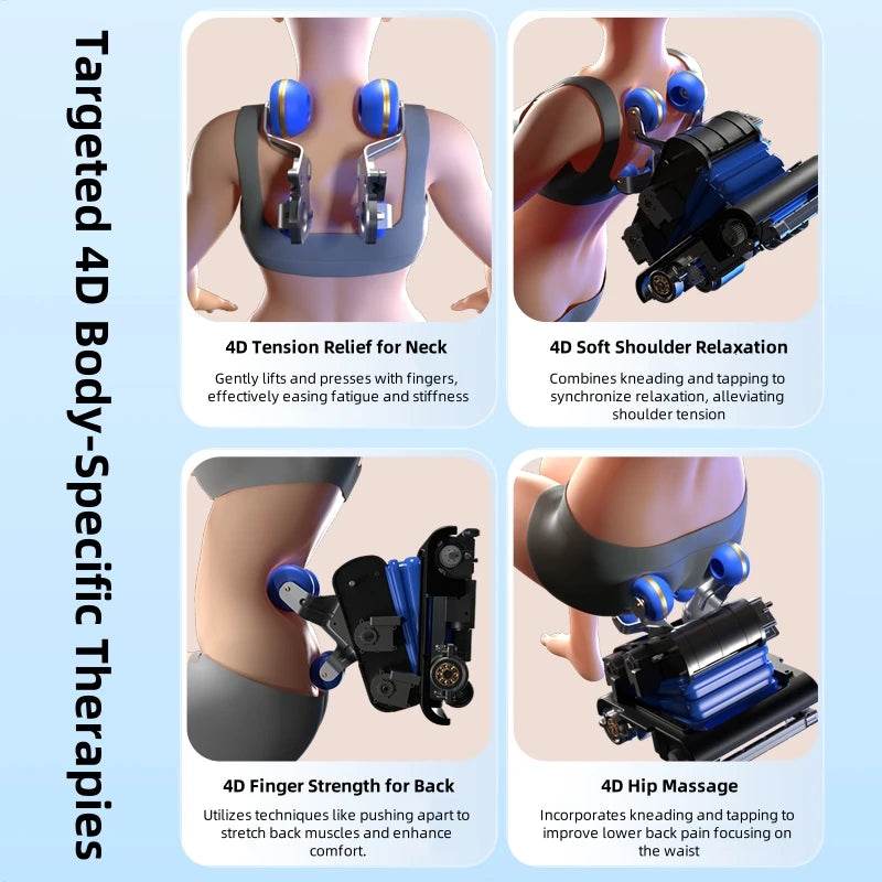 4D Smart Full-Body Precision Control Massage Chair - Omega Lifestyles