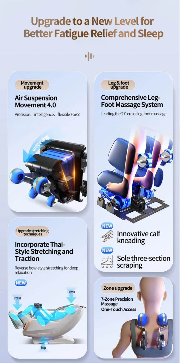 4D Smart Full-Body Precision Control Massage Chair - Omega Lifestyles