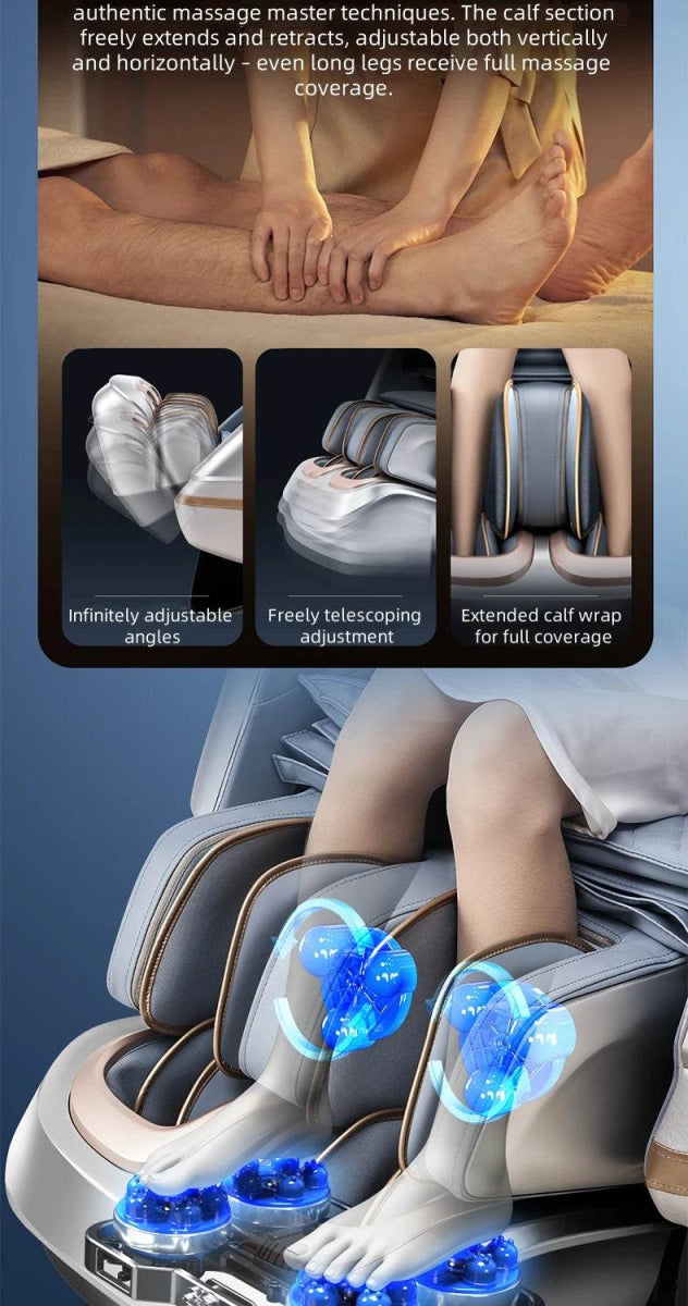 4D Zero Gravity Dual SL Track Full Body Massage Chair - Omega Lifestyles