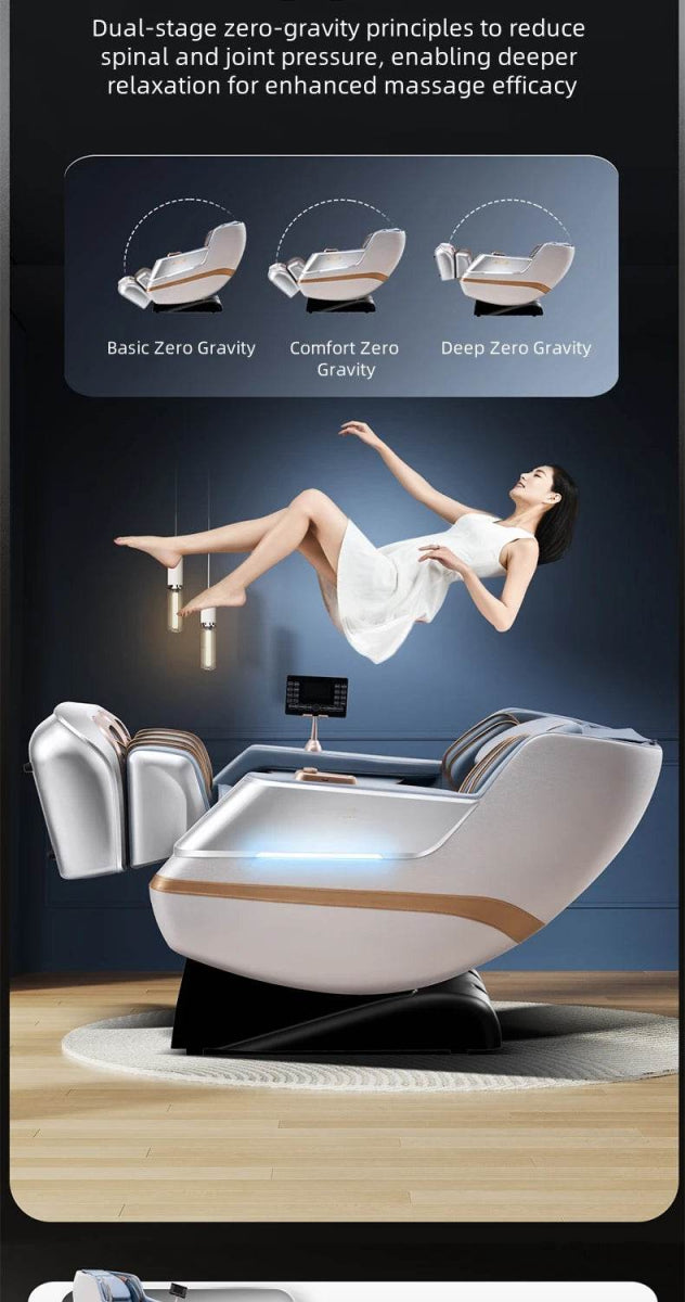 4D Zero Gravity Dual SL Track Full Body Massage Chair - Omega Lifestyles