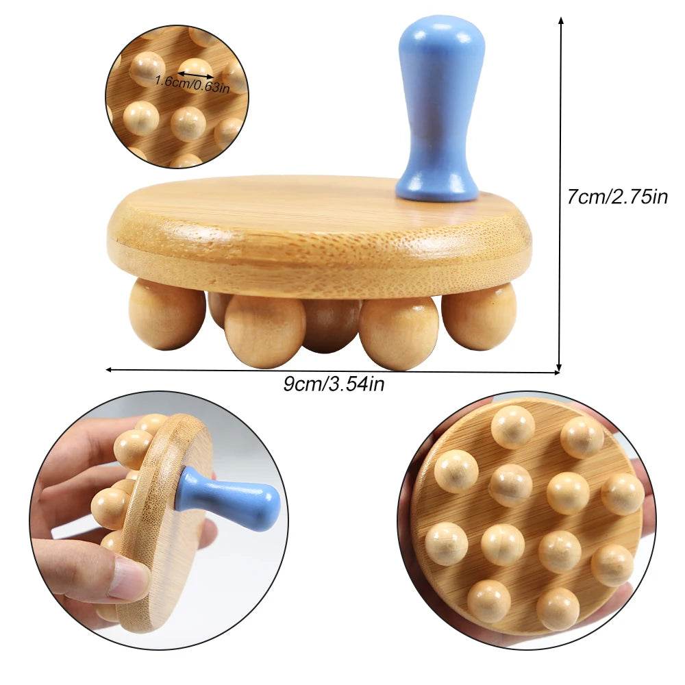 Wooden Mushroom Shape Wood Therapy Massage Tool - Sleep Galleria