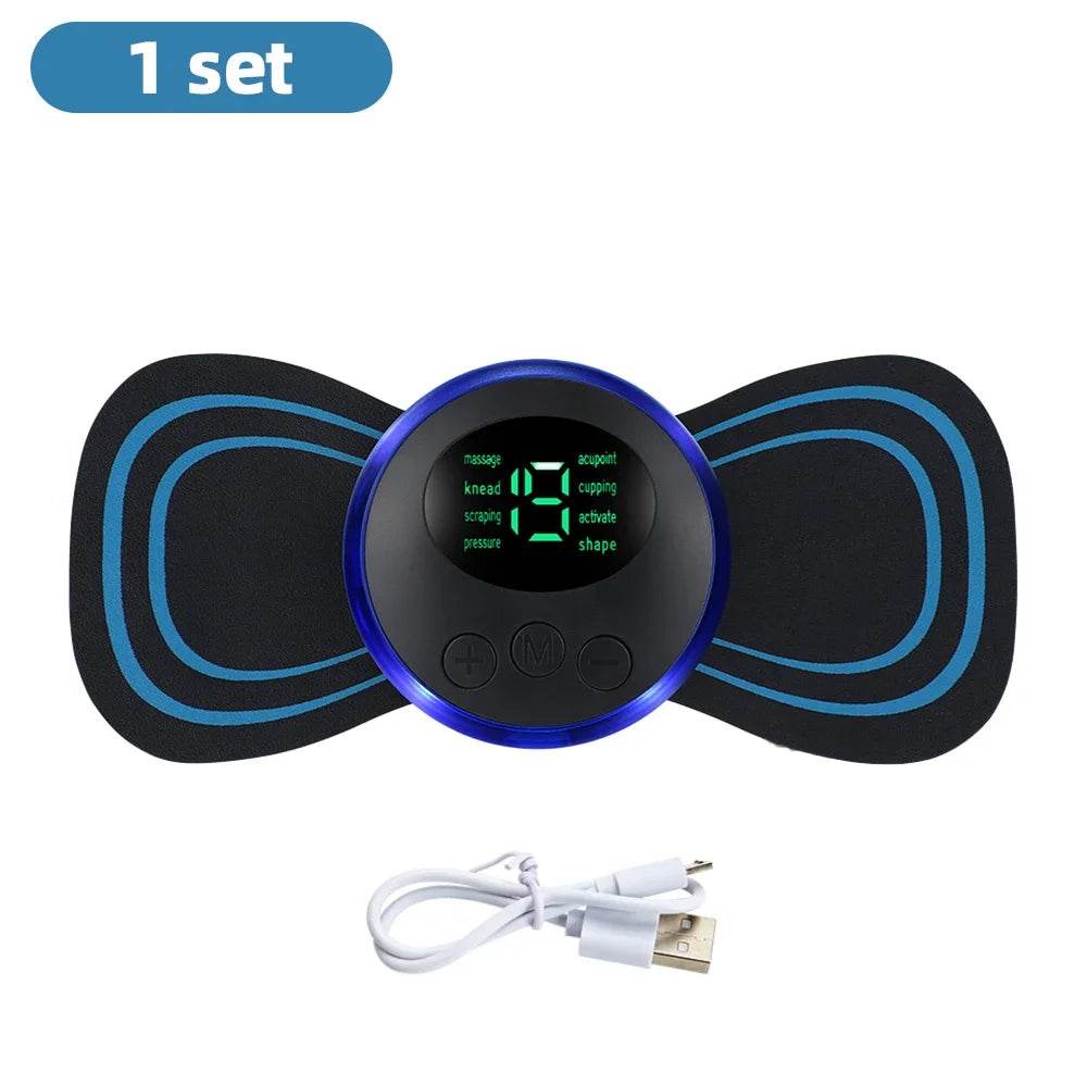 EMS Electric Portable Neck And Back Massager Device - Sleep Galleria