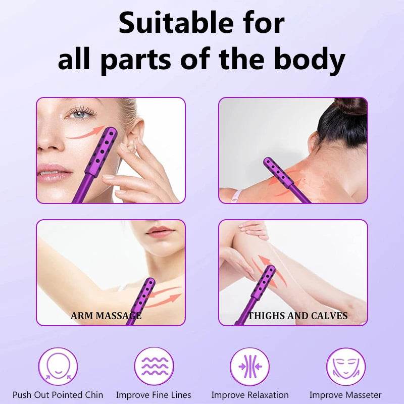 24-Piece Germanium Massage Roller Stick Set - Sleep Galleria