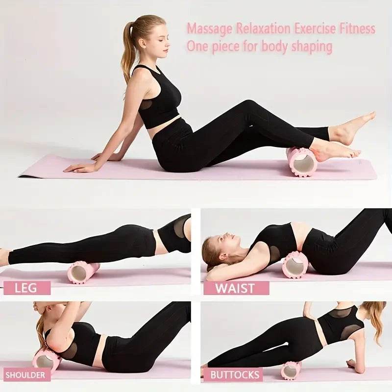 Yoga Foam Roller Lightweight Massage and Rehabilitation Tool - Sleep Galleria