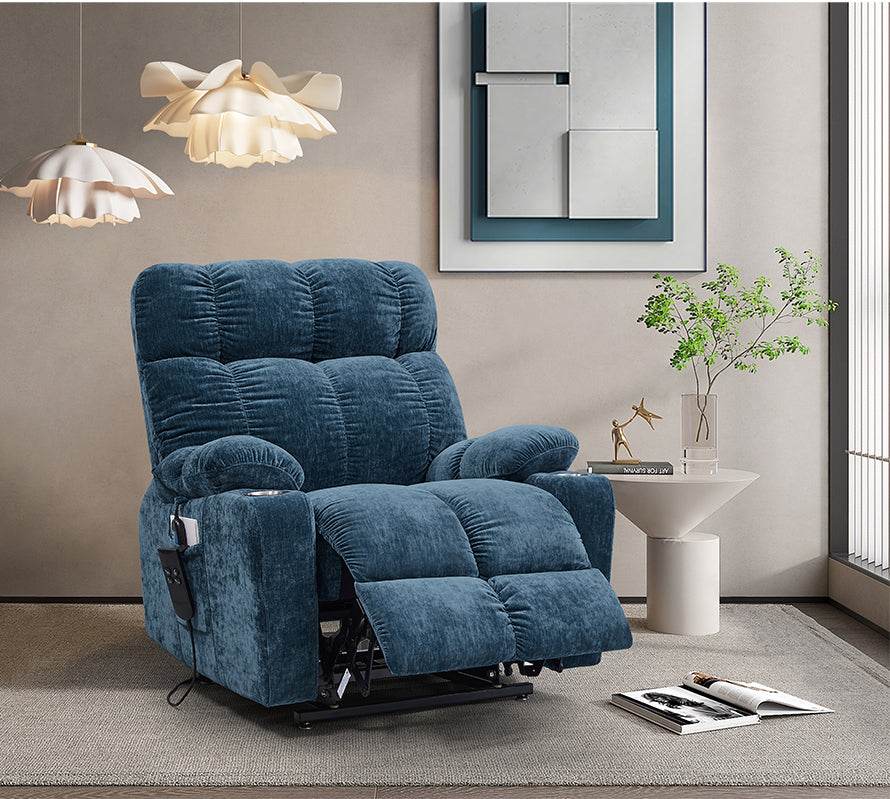 Liyasi Dual OKIN Motor Power Lift Recliner Chair - Sleep Galleria