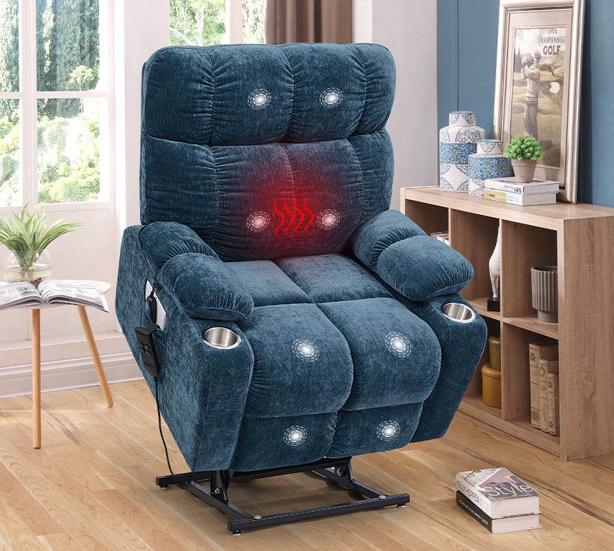 Liyasi Dual OKIN Motor Power Lift Recliner Chair - Sleep Galleria