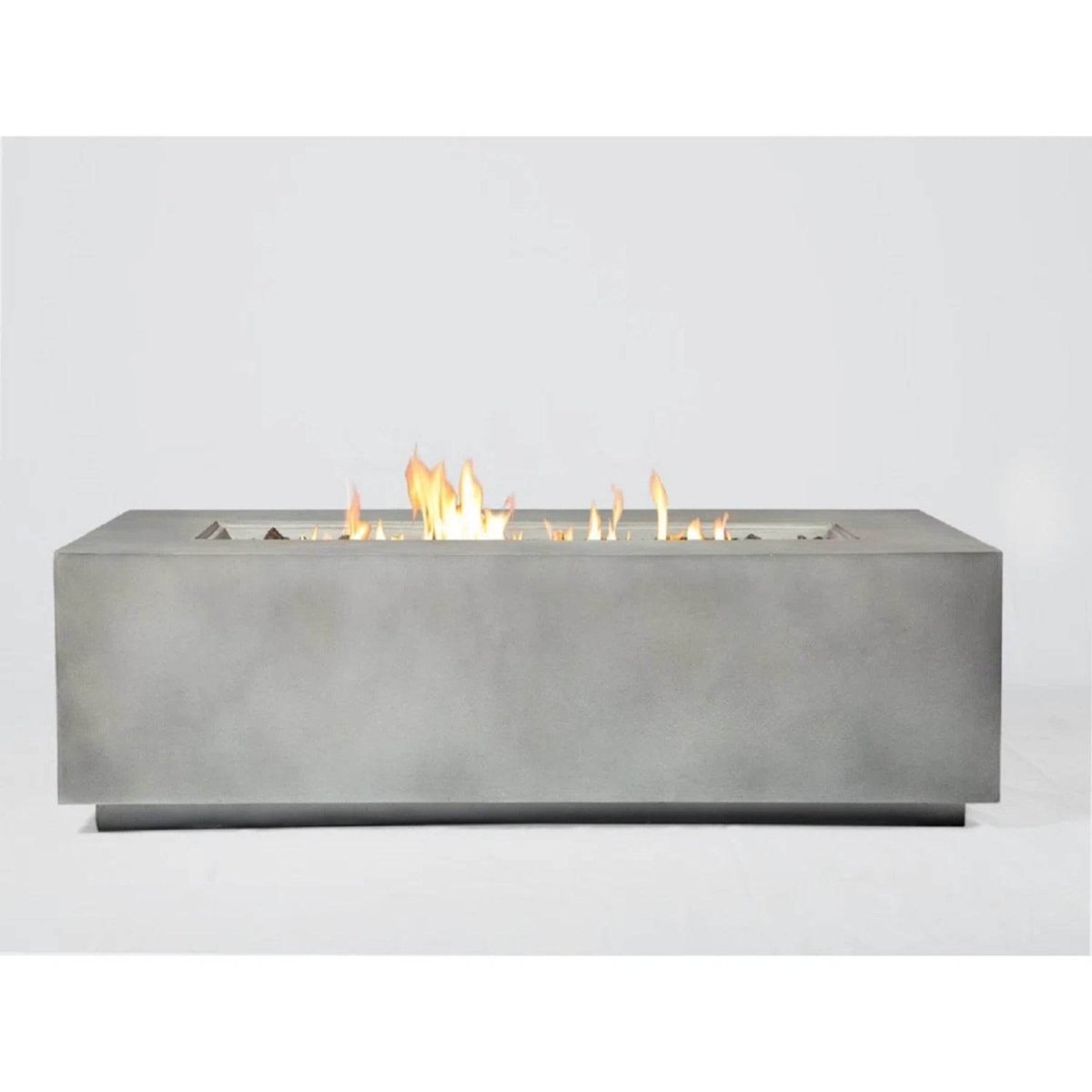 Outdoor Rattan Wicker Seating Set With Cushions And Firepit - LSI - Omega Lifestyles