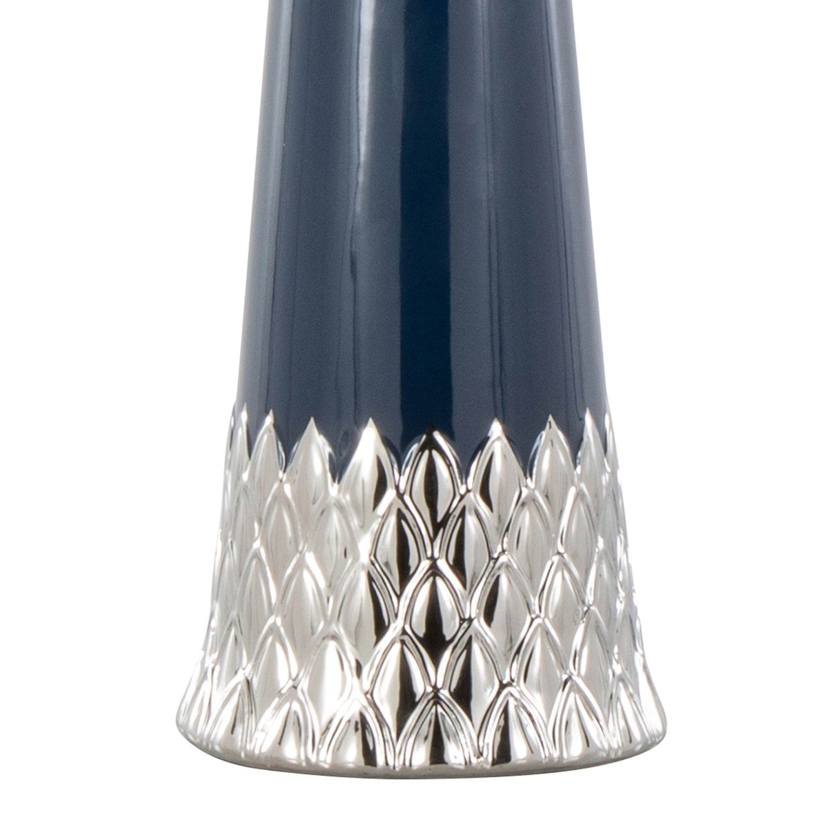 Contemporary Ceramic Table Lamp With Fabric Shade - Sleep Galleria