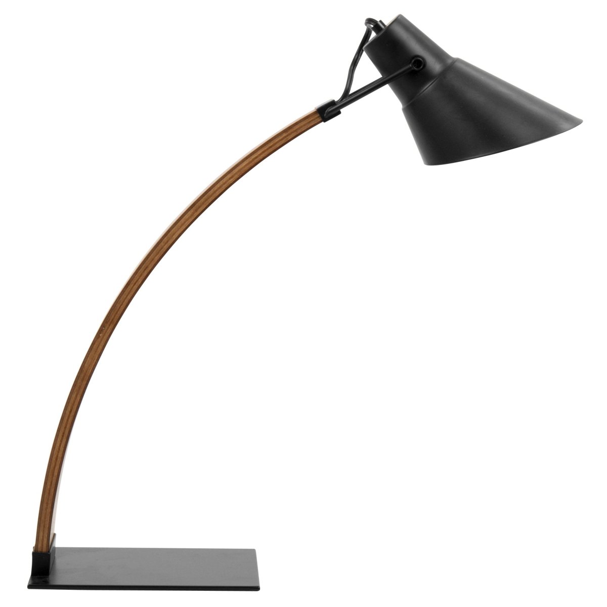 Mid-Century Modern Adjustable Wood Table Lamp - Sleep Galleria