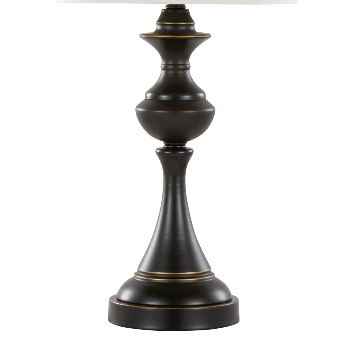 Set Of 2 Contemporary Oil Rubbed Bronze Table Lamps - Sleep Galleria