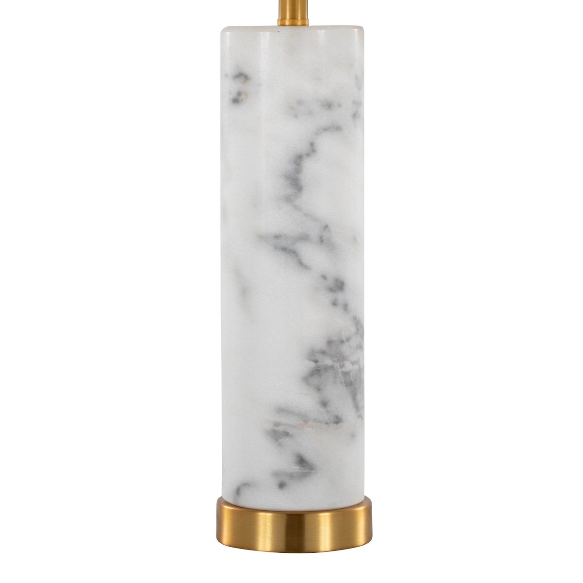 Set Of 2 Marble Base Brass Accent Table Lamps - Sleep Galleria