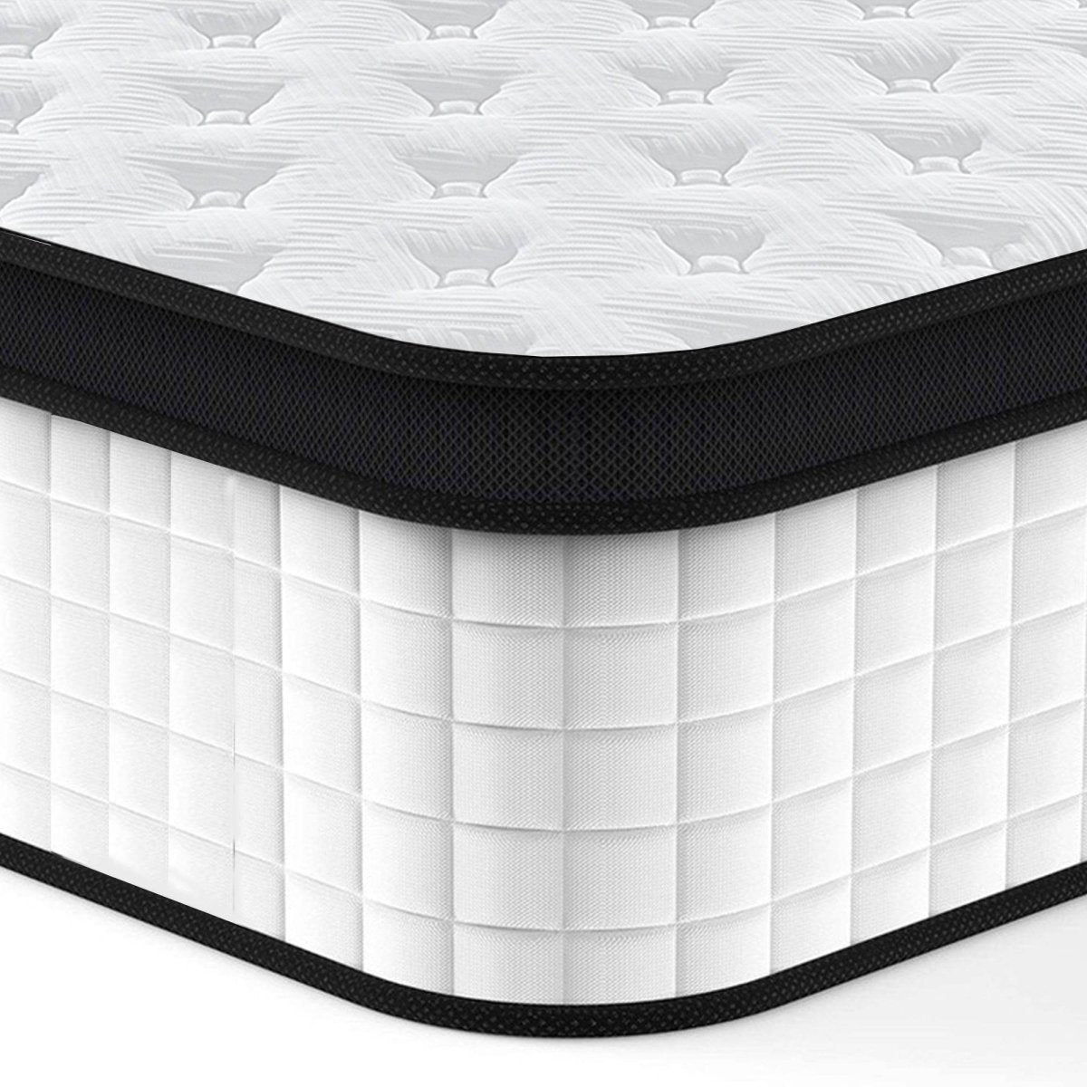 Medium 12-Inch Hybrid Pocket Spring Memory Foam Mattress - Sleep Galleria