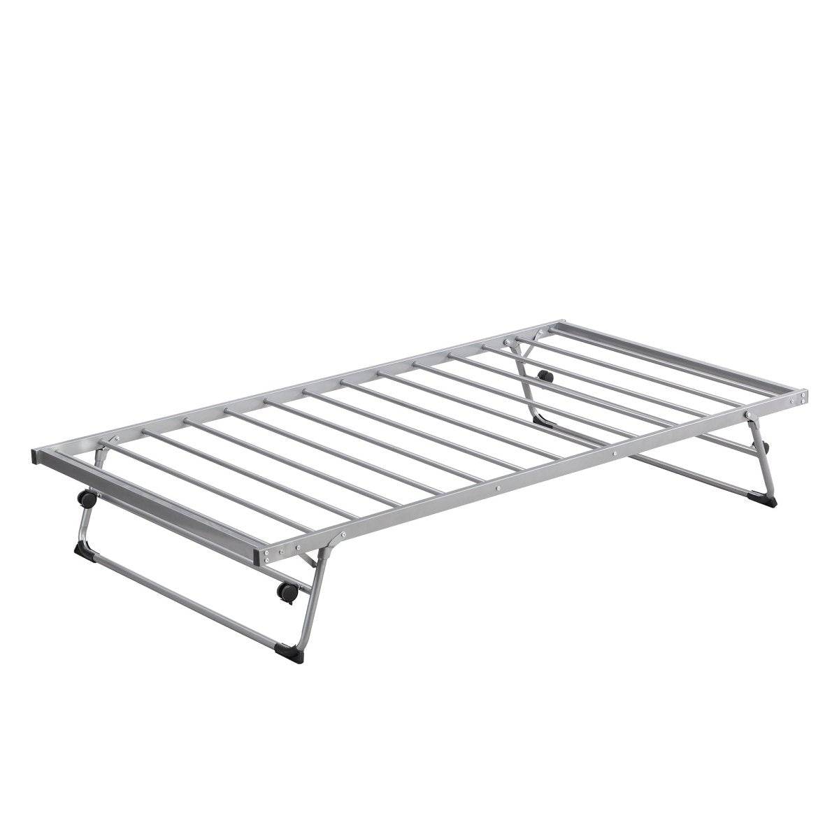 Twin Metal Daybed With Adjustable Pop-Up Trundle - Sleep Galleria
