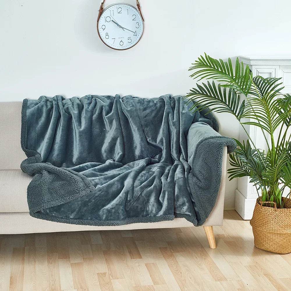 Waterproof Winter Coral Fleece Shaggy Blanket - Sleep Galleria