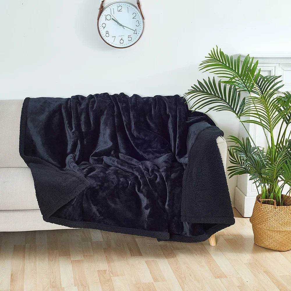 Waterproof Winter Coral Fleece Shaggy Blanket - Sleep Galleria