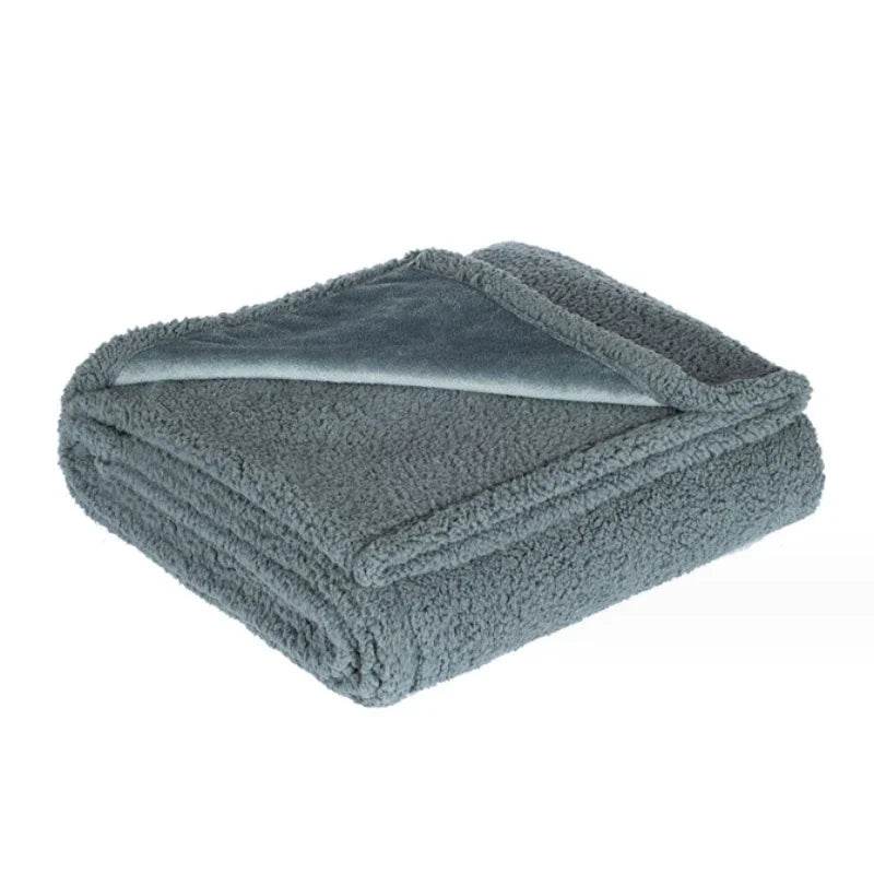 Waterproof Winter Coral Fleece Shaggy Blanket - Sleep Galleria
