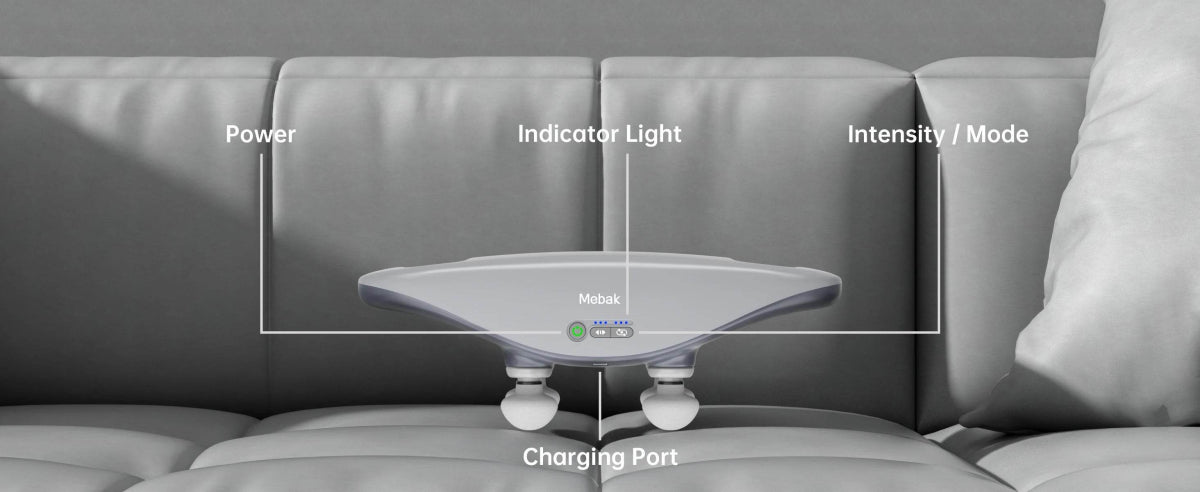 Four-Head Wireless Deep Tissue Percussion Massage Gun - Omega Lifestyles
