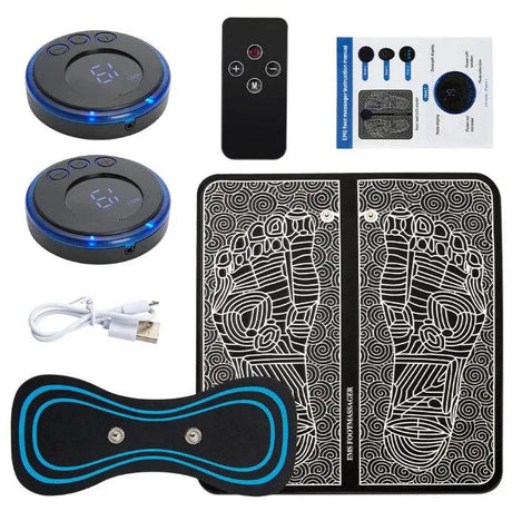 Electric Foot Massager Pad With Muscle Stimulation - Sleep Galleria
