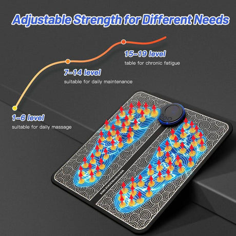 Electric Foot Massager Pad With Muscle Stimulation - Sleep Galleria