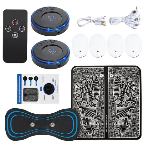 Electric Foot Massager Pad With Muscle Stimulation - Sleep Galleria