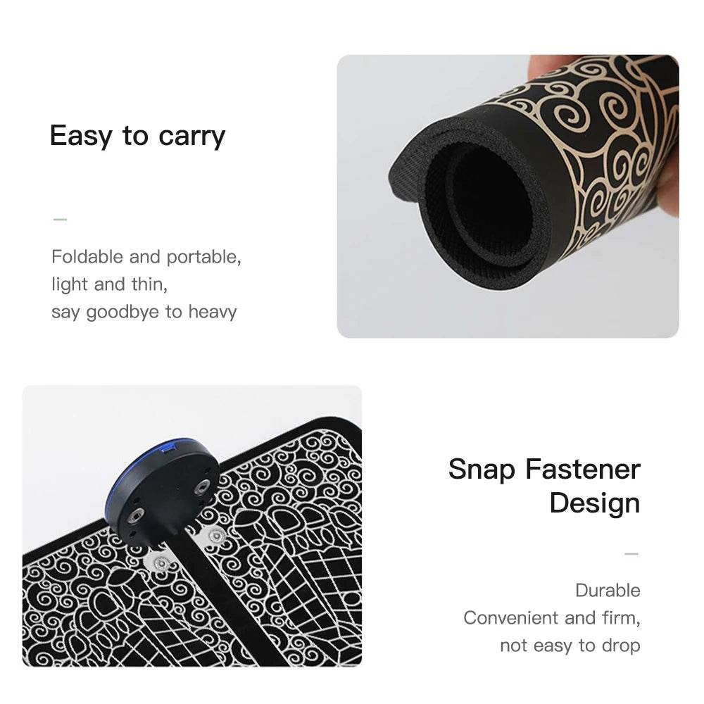 Electric Foot Massager Pad With Muscle Stimulation - Sleep Galleria