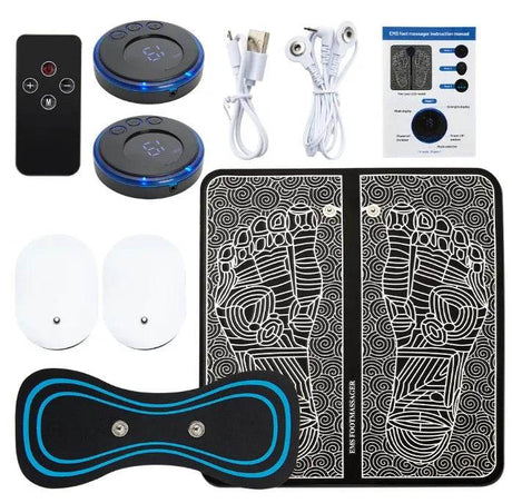 Electric Foot Massager Pad With Muscle Stimulation - Sleep Galleria