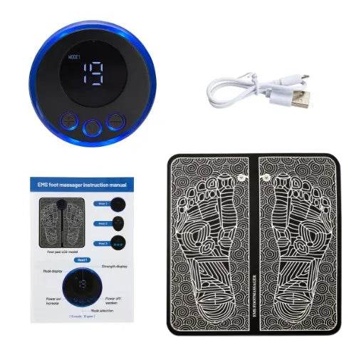 Electric Foot Massager Pad With Muscle Stimulation - Sleep Galleria