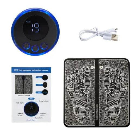 Electric Foot Massager Pad With Muscle Stimulation - Sleep Galleria