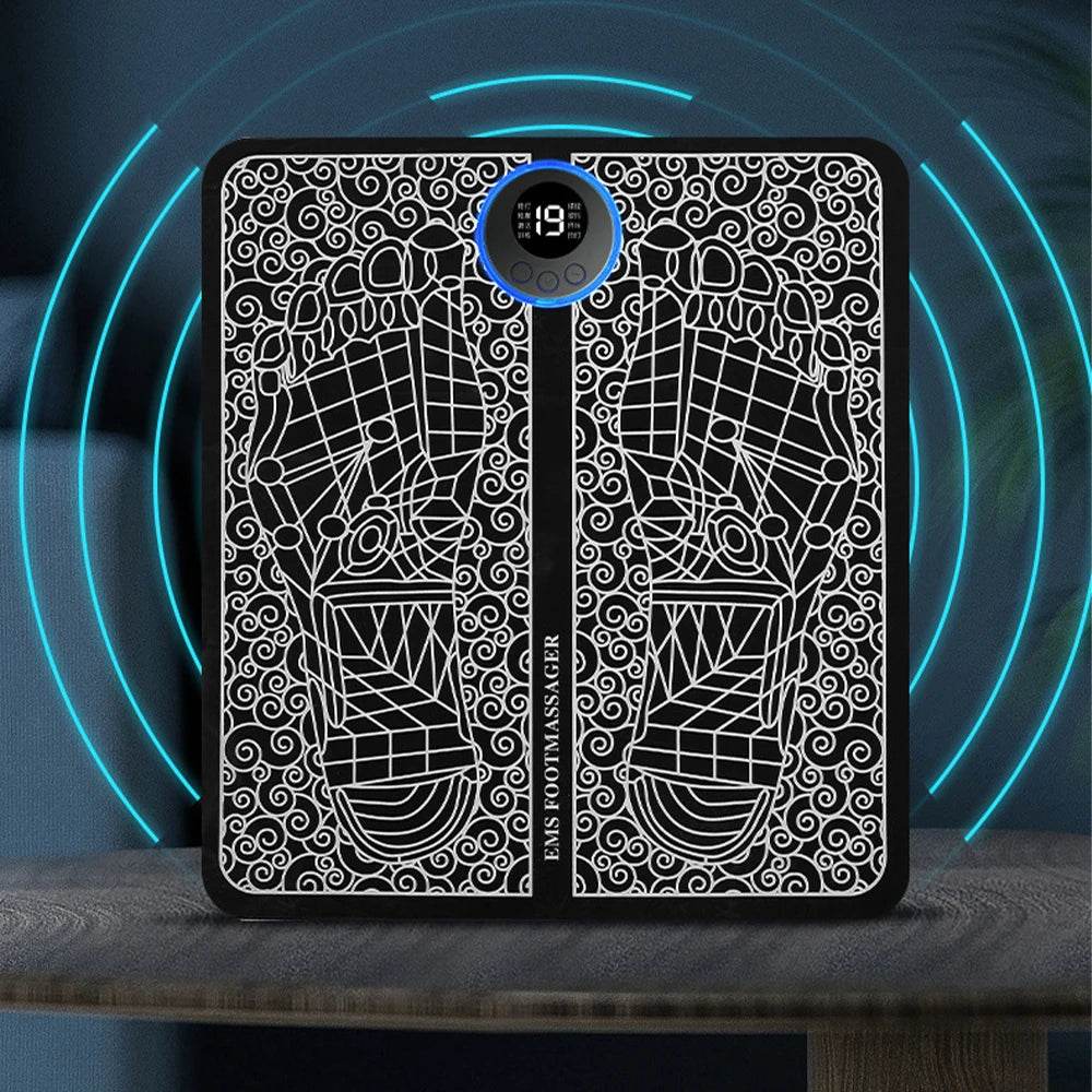 Electric Foot Massager Pad With Muscle Stimulation - Sleep Galleria