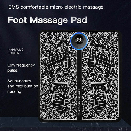 Electric Foot Massager Pad With Muscle Stimulation - Sleep Galleria