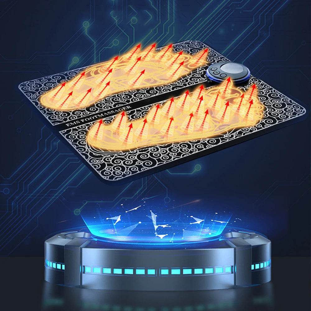 Electric Foot Massager Pad With Muscle Stimulation - Sleep Galleria