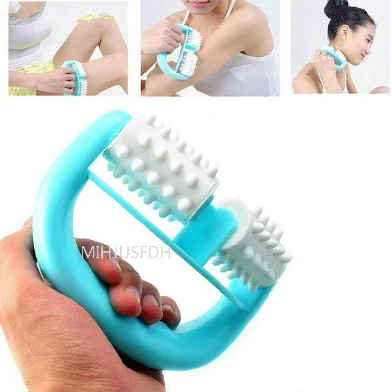 Handheld Double Roller Anti Cellulite Massage Massager - Sleep Galleria