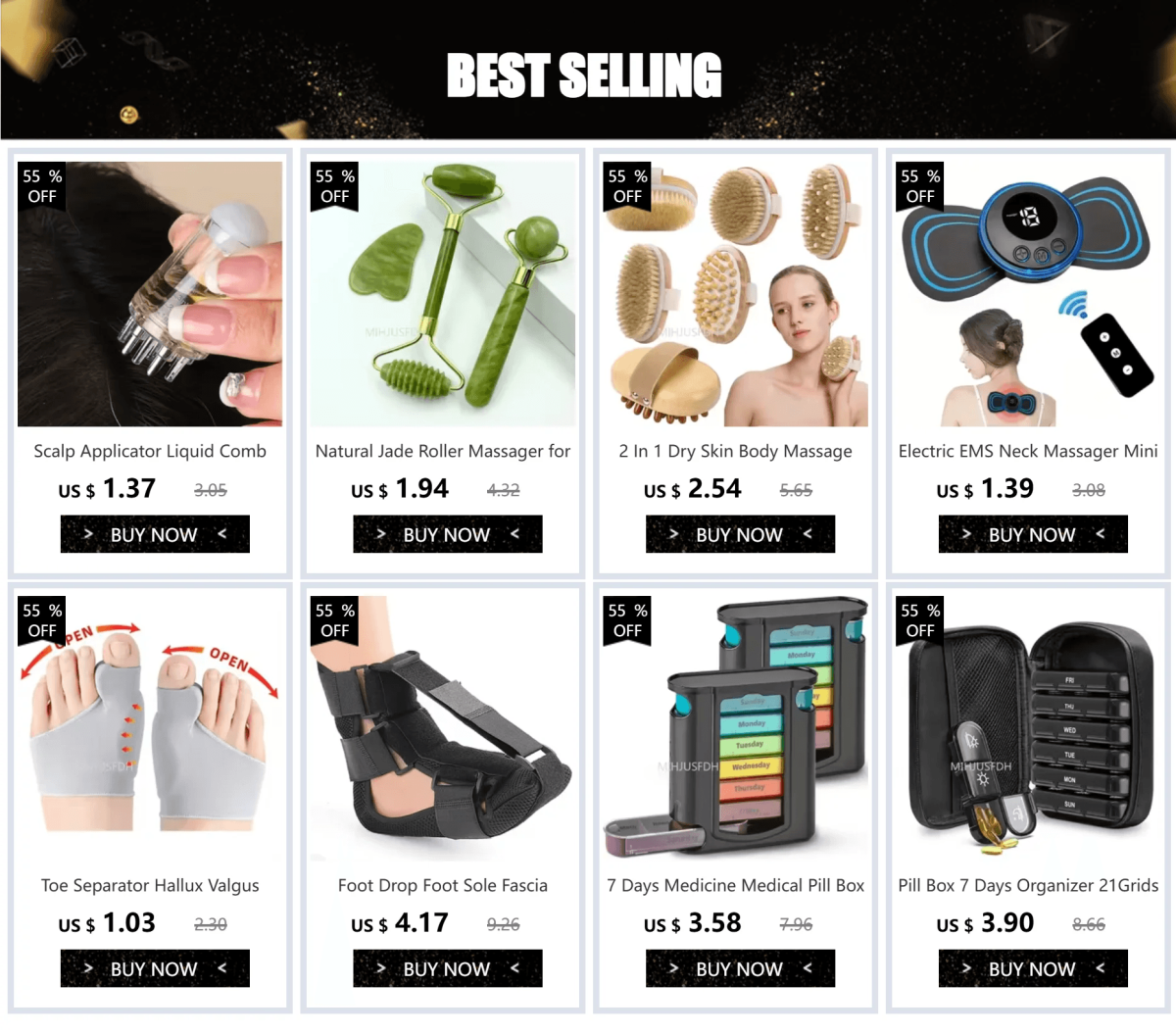 Handheld Double Roller Anti Cellulite Massage Massager - Sleep Galleria