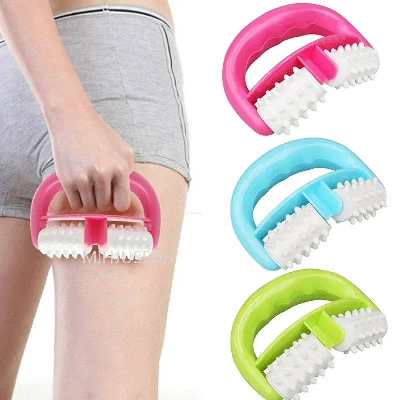 Handheld Double Roller Anti Cellulite Massage Massager - Sleep Galleria