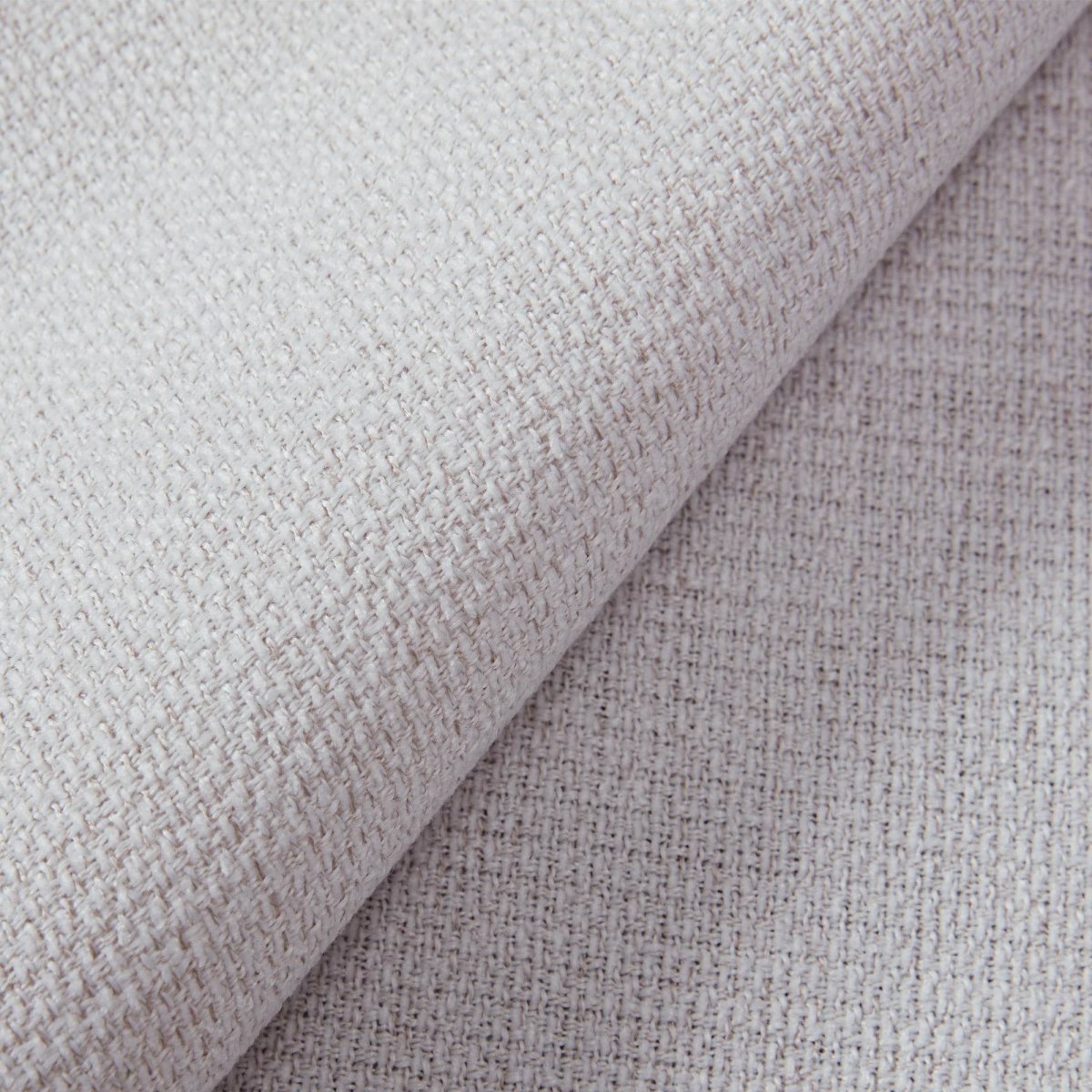 King Minimalist Upholstered Wingback Bed Frame Ivory - Minimalist Designs - Omega Lifestyles