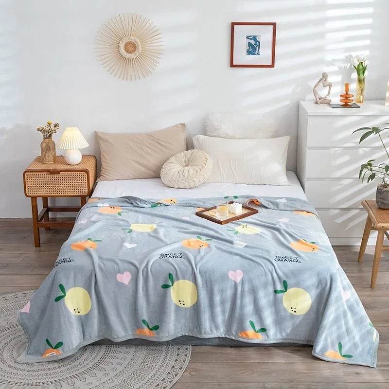 Hello Kitty Plush Cartoon Coral Fleece Blanket - Omega Lifestyles