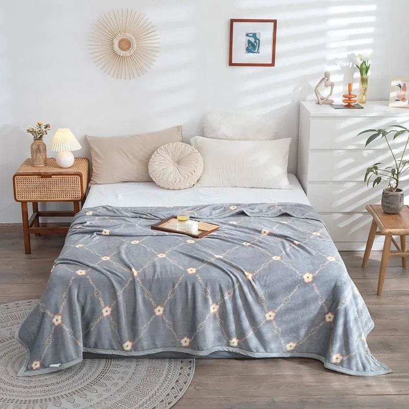 Hello Kitty Plush Cartoon Coral Fleece Blanket - Omega Lifestyles