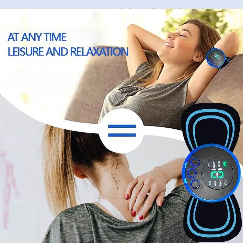 Portable Mini Electric Neck Shoulder Massager With Adjustable Levels - Sleep Galleria