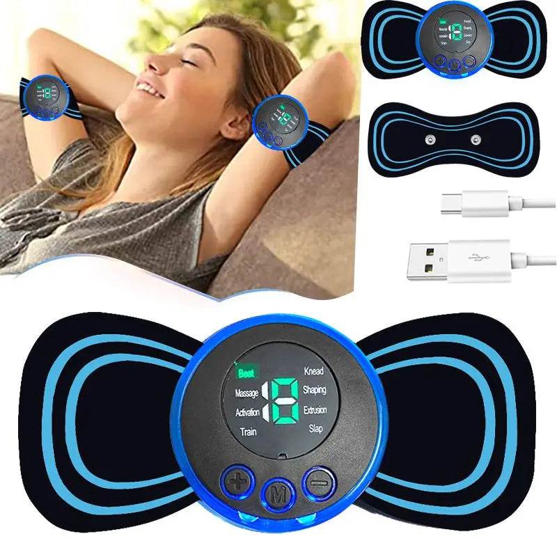 Portable Mini Electric Neck Shoulder Massager With Adjustable Levels - Sleep Galleria