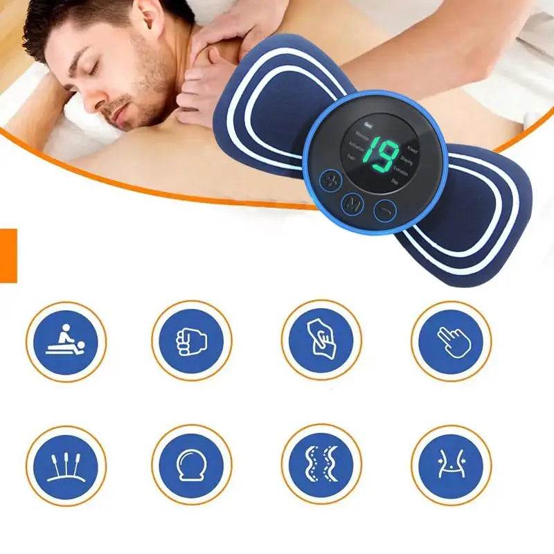 Portable Mini Electric Neck Shoulder Massager With Adjustable Levels - Sleep Galleria