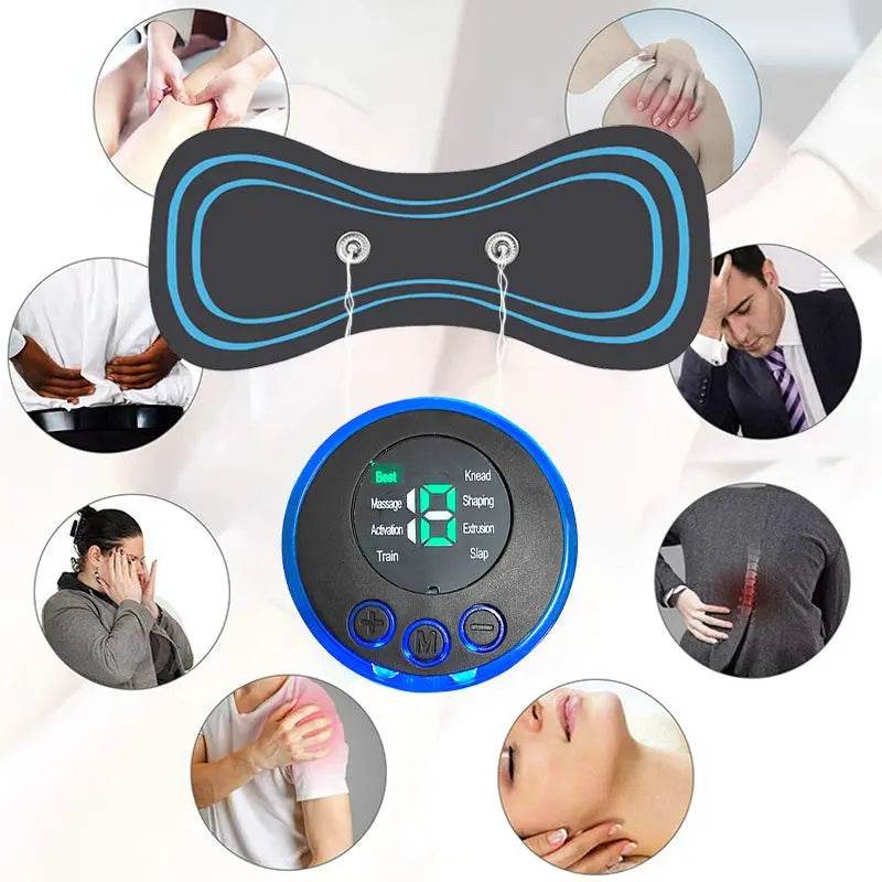 Portable Mini Electric Neck Shoulder Massager With Adjustable Levels - Sleep Galleria