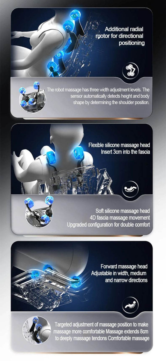 Mizuka StreamGlow 4D SL-Track Shiatsu Massage Chair - Omega Lifestyles