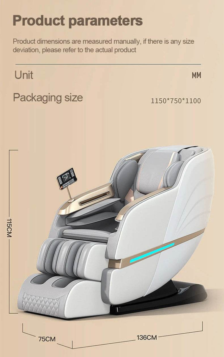 Mizuka StreamGlow 4D SL-Track Shiatsu Massage Chair - Omega Lifestyles