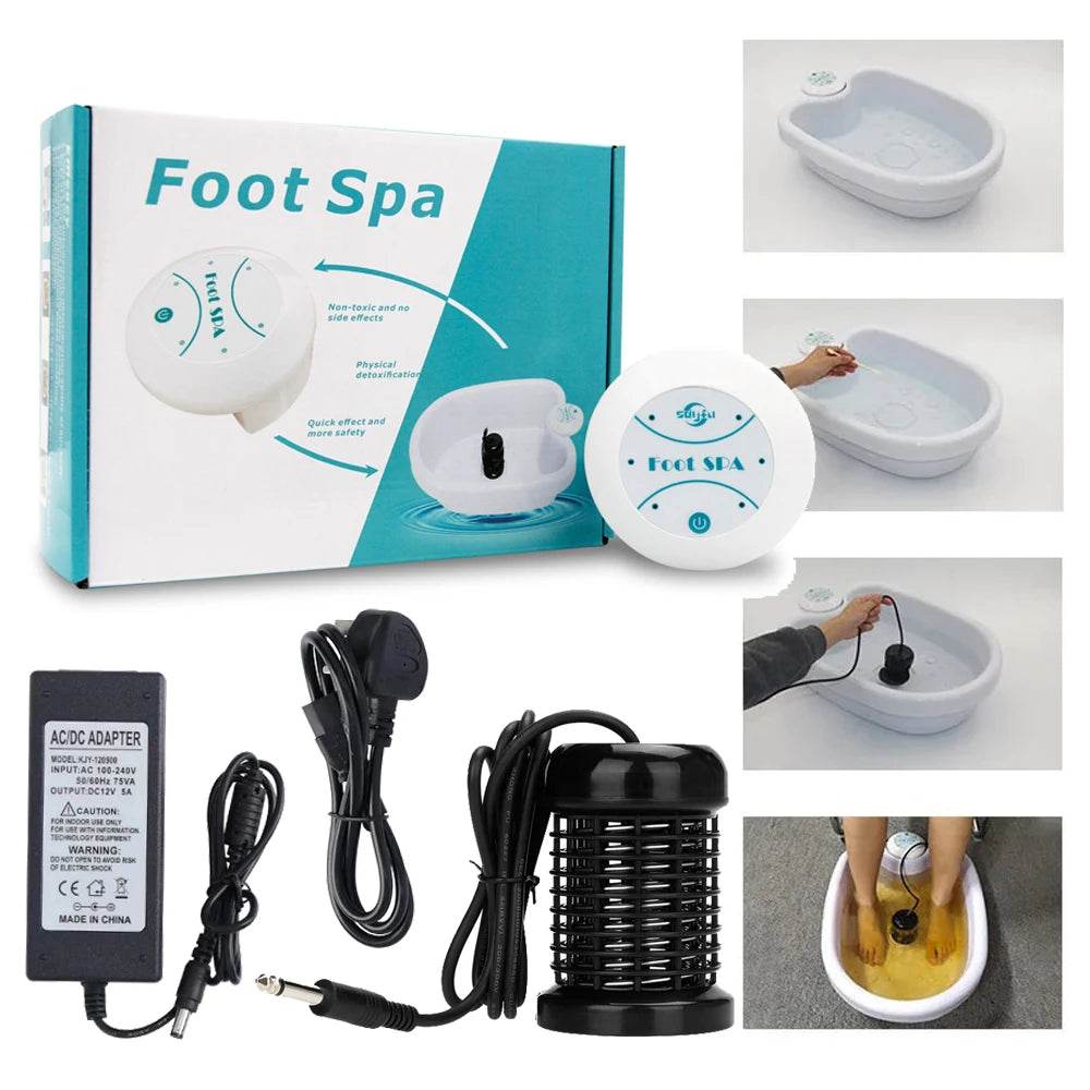 Detox Ionic Foot Spa Bath Machine With Massage Function - Sleep Galleria