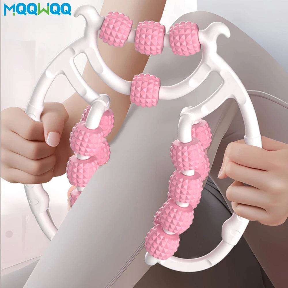 20 Wheel 360-Degree Multiuse Leg Massage Roller - Sleep Galleria