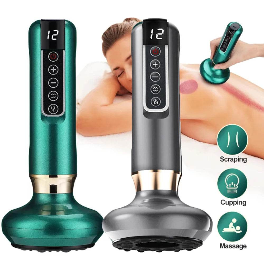 Intelligent Rechargeable Electric Cupping Massage Device - Sleep Galleria