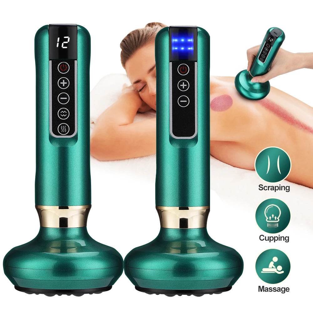 Intelligent Rechargeable Electric Cupping Massage Device - Sleep Galleria