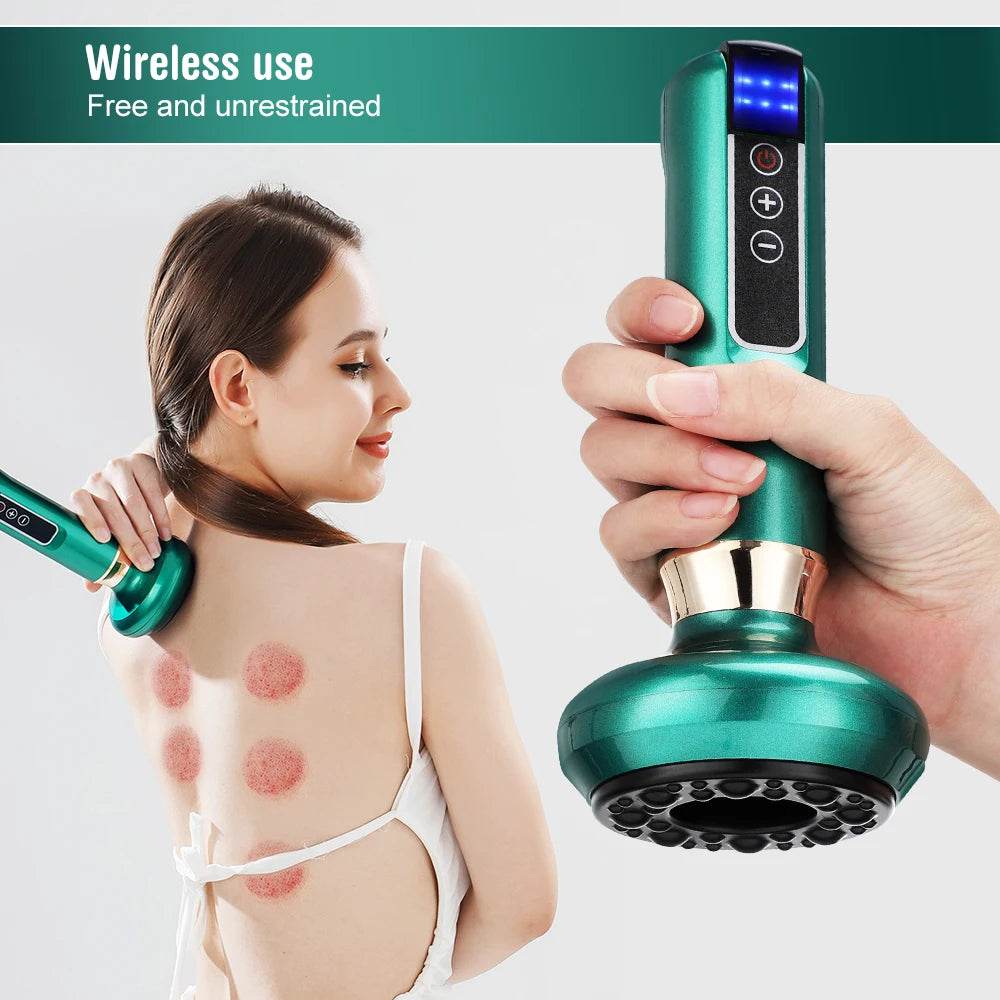 Intelligent Rechargeable Electric Cupping Massage Device - Sleep Galleria