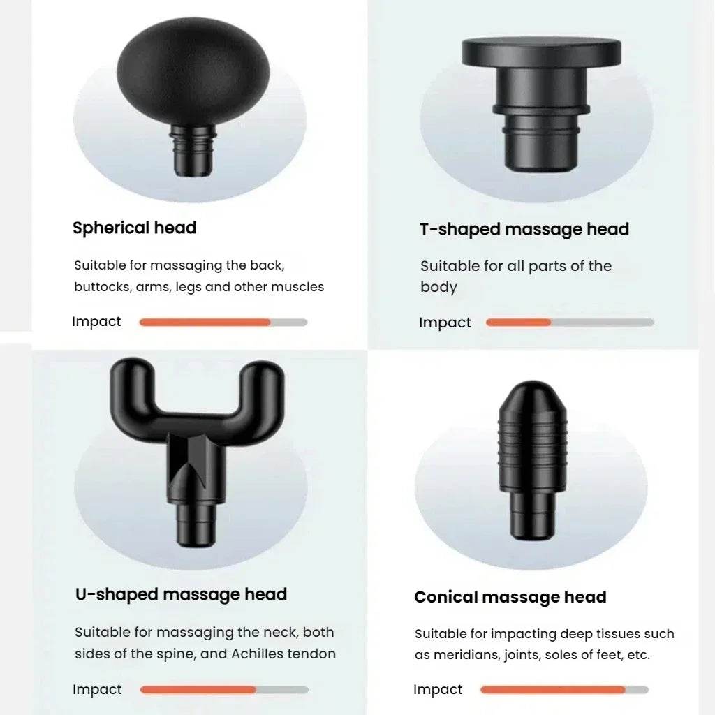 Deep Muscle Percussion Massage Gun with 99 Speeds and Carry Case - Sleep Galleria